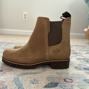 Chaco Brown Suede Chelsea Waterproof Boots